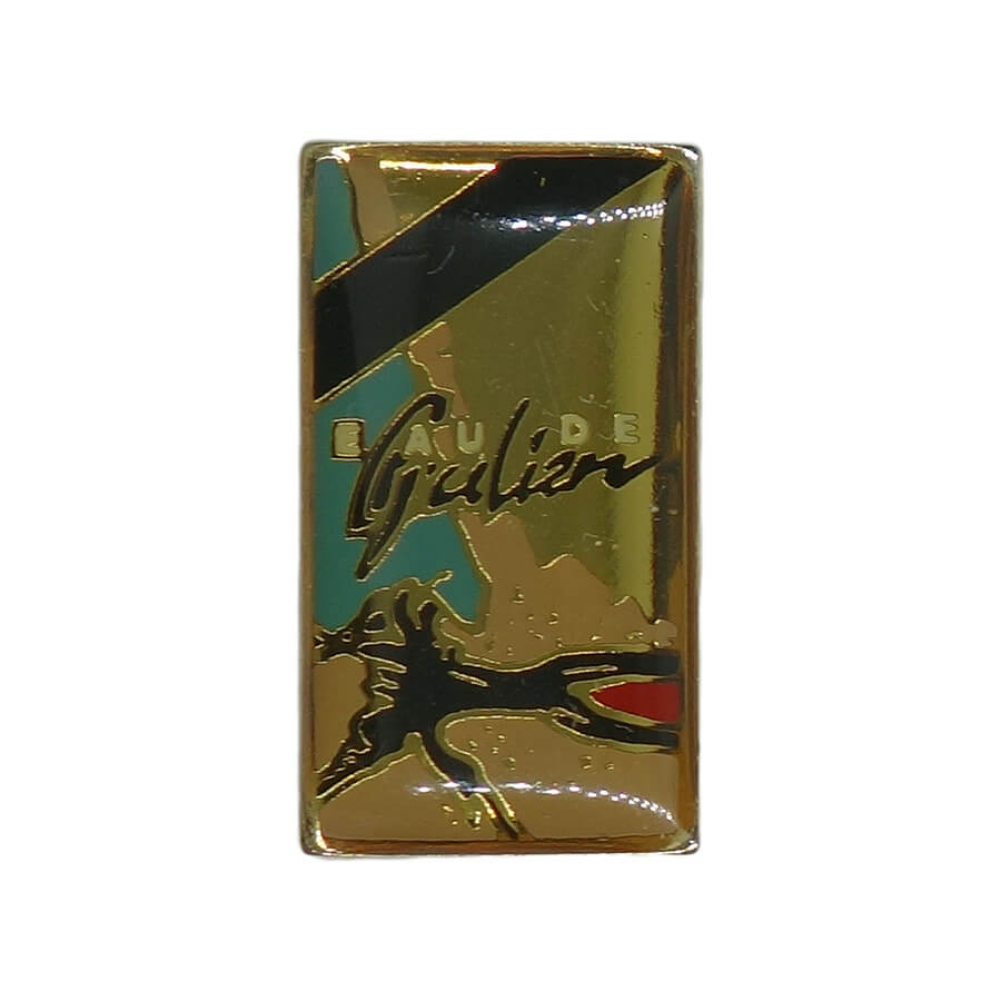 ピンズ オーデコロン 香水 留め具付き レトロ ピンバッジ