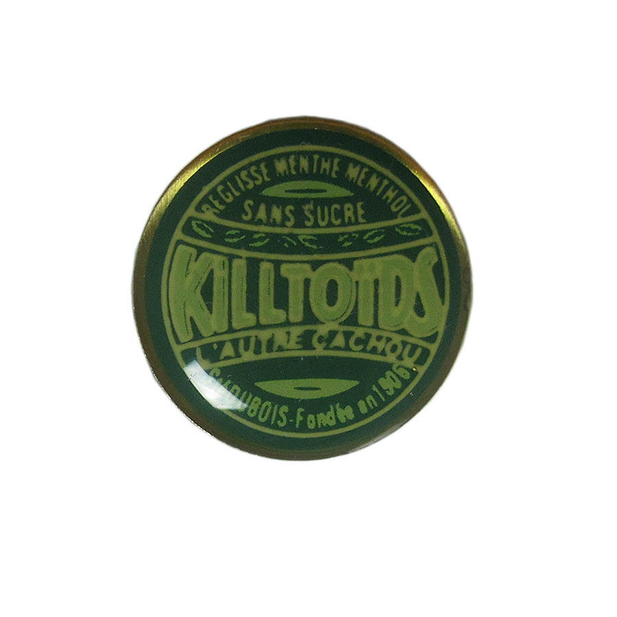 ピンズ CACHOU KILLTOTDS フランス 留め具付き ピンバッジ　
