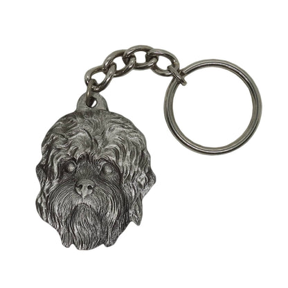 ダンディ・ディンモント・テリア 犬 ピューター キーホルダー Rawcliffe 1982