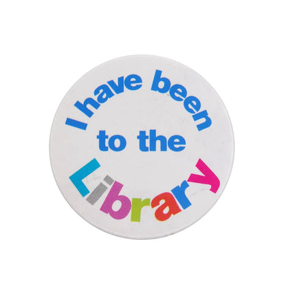 I have been to the Library バッジ バッチ
