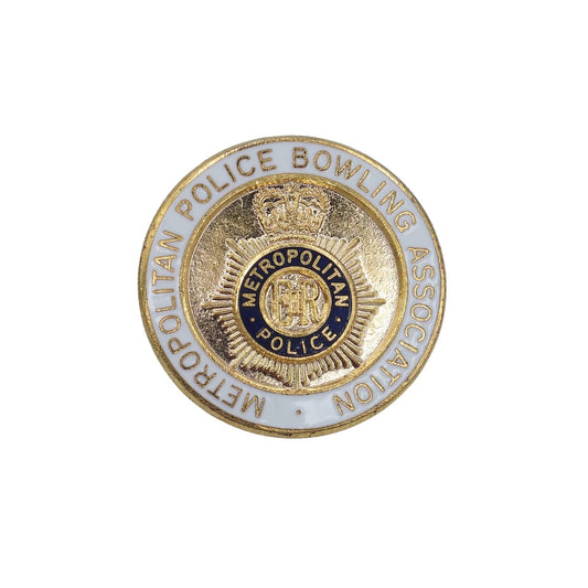 ロンドン警視庁 BOWLING ASSOC. ピンバッジ 英国ローンボウルズ