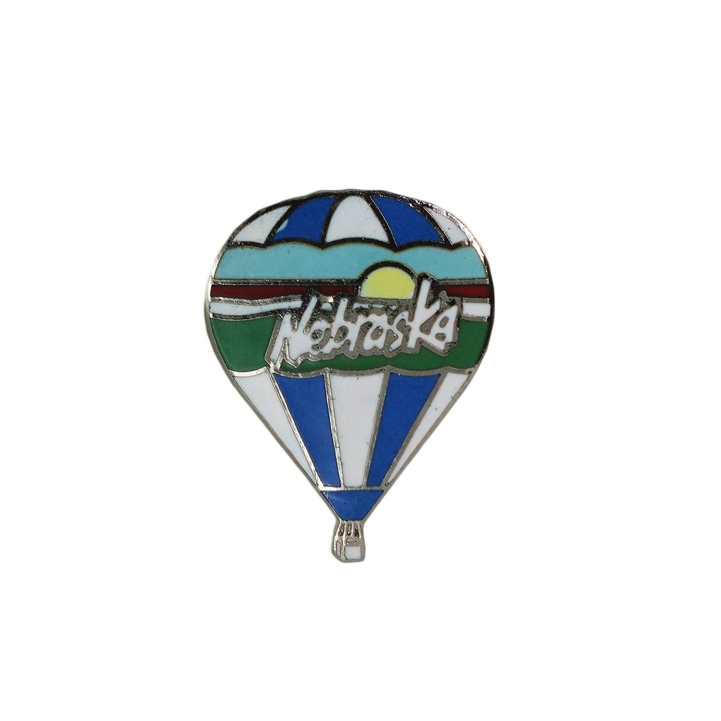 Nebraska ネブラスカ州 気球 ピンズ 留め具付き