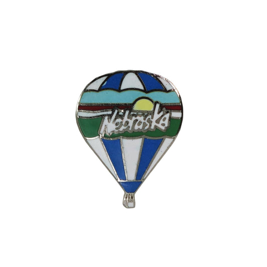 Nebraska ネブラスカ州 気球 ピンズ 留め具付き