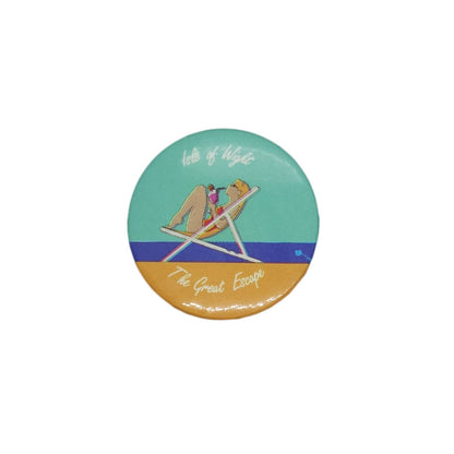 Isle of Wight 缶バッジ バッチ The Great Escape