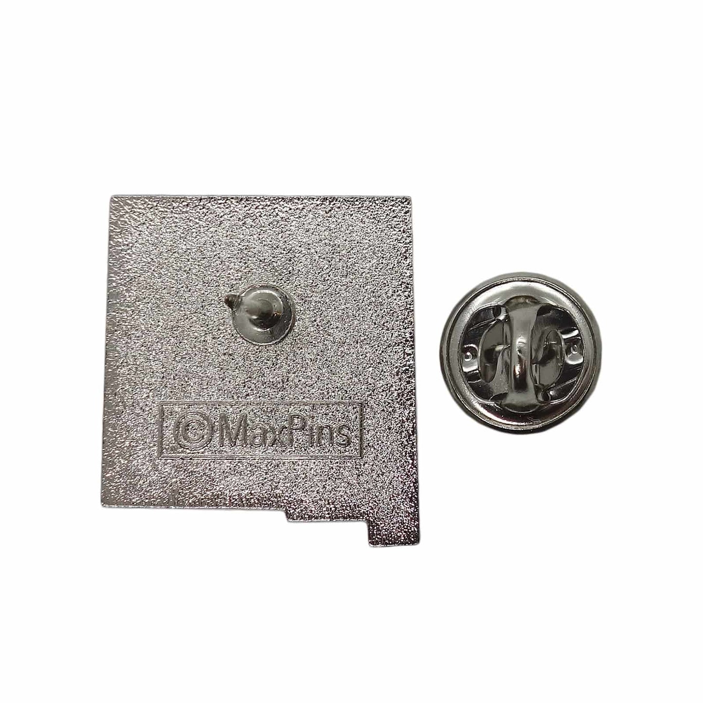 NEW MEXICO 地図型 ピンズ ニューメキシコ州 留め具付き