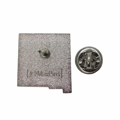 NEW MEXICO 地図型 ピンズ ニューメキシコ州 留め具付き