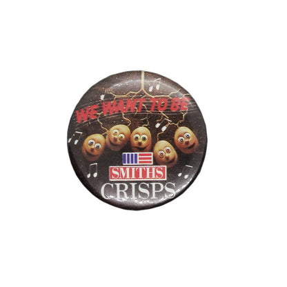 WE WANT TO BE SMITHS CRISPS ポテトチップス 缶バッジ バッチ