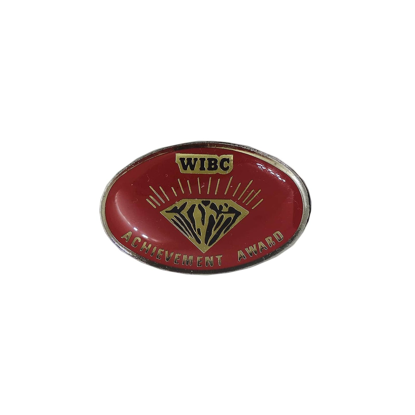 WIBC ボウリング ピンズ ACHIEVEMENT AWARD 留め具付き