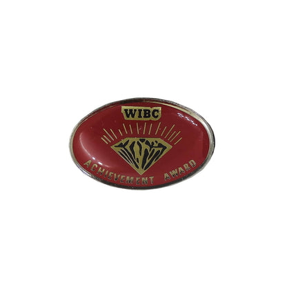WIBC ボウリング ピンズ ACHIEVEMENT AWARD 留め具付き