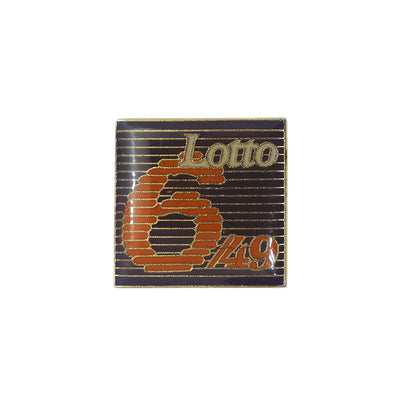 Lotto 6/49 宝くじ ピンズ 留め具付き