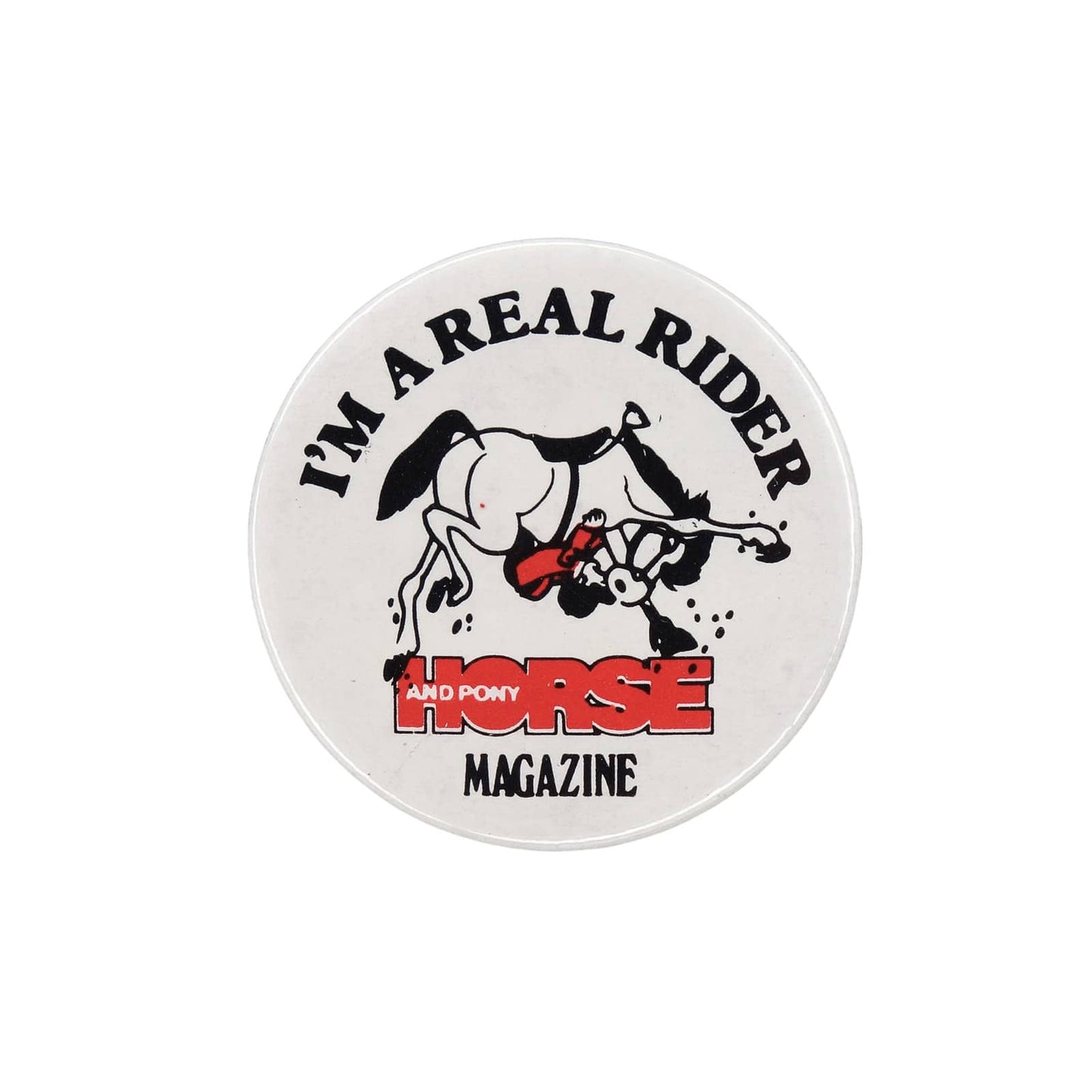HORSE AND PONY MAGAZINE 缶バッジ バッチ
