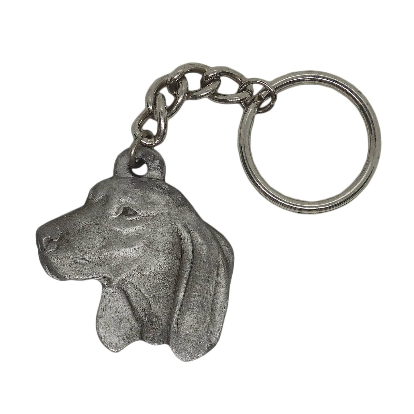 クーンハウンド 犬 ピューター キーホルダー Rawcliffe 1984 ヴィンテージ