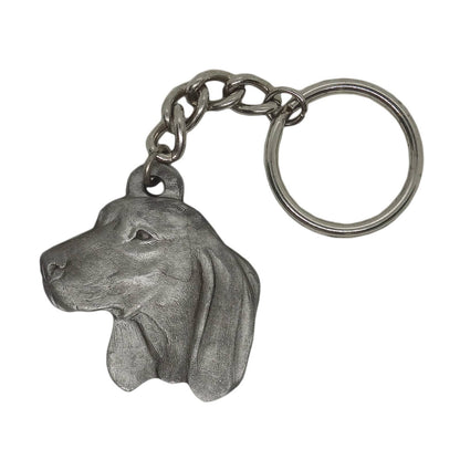 クーンハウンド 犬 ピューター キーホルダー Rawcliffe 1984 ヴィンテージ