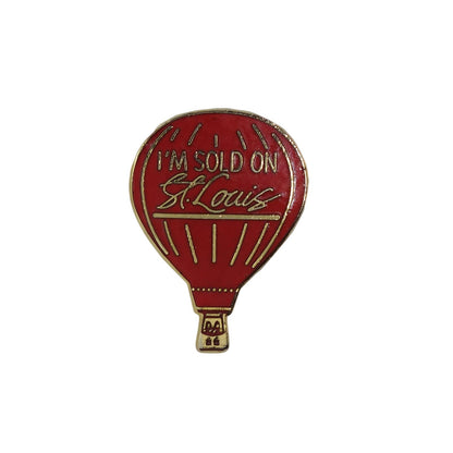 I'M SOLD ON St. Louis 気球 ピンズ 留め具付き
