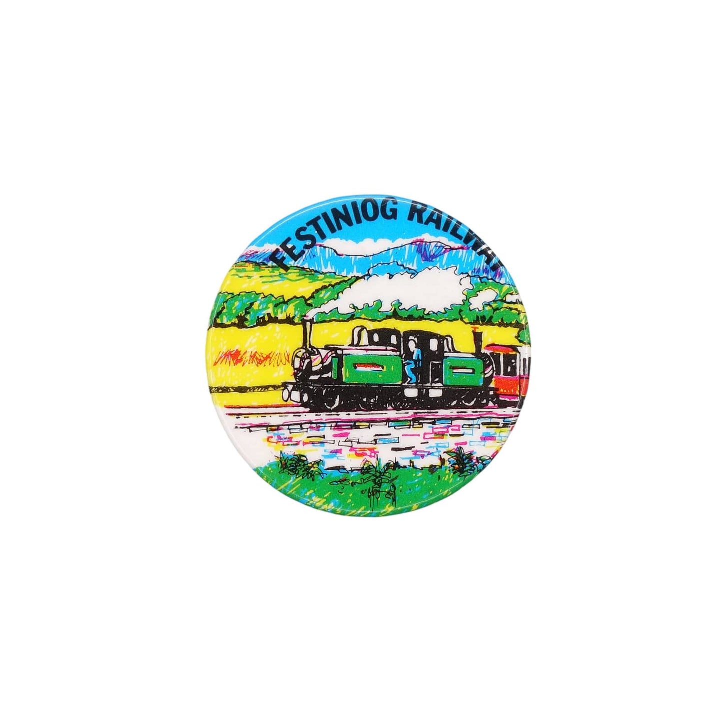 FESTINIOG RAILWAY フェスティニオグ鉄道 缶バッジ バッチ 蒸気機関車