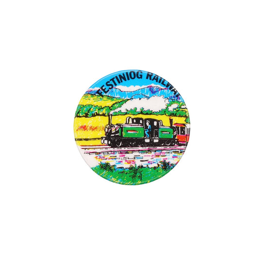 FESTINIOG RAILWAY フェスティニオグ鉄道 缶バッジ バッチ 蒸気機関車
