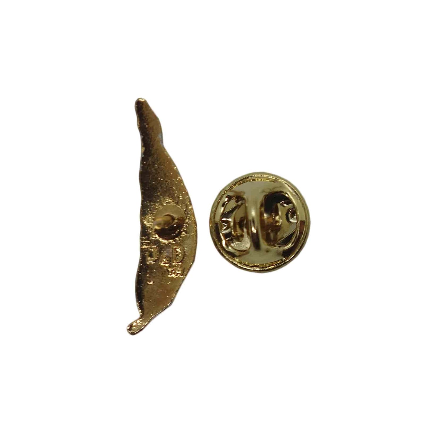 D&D 羽根 ピンズ 金色 フェザー 留め具付き