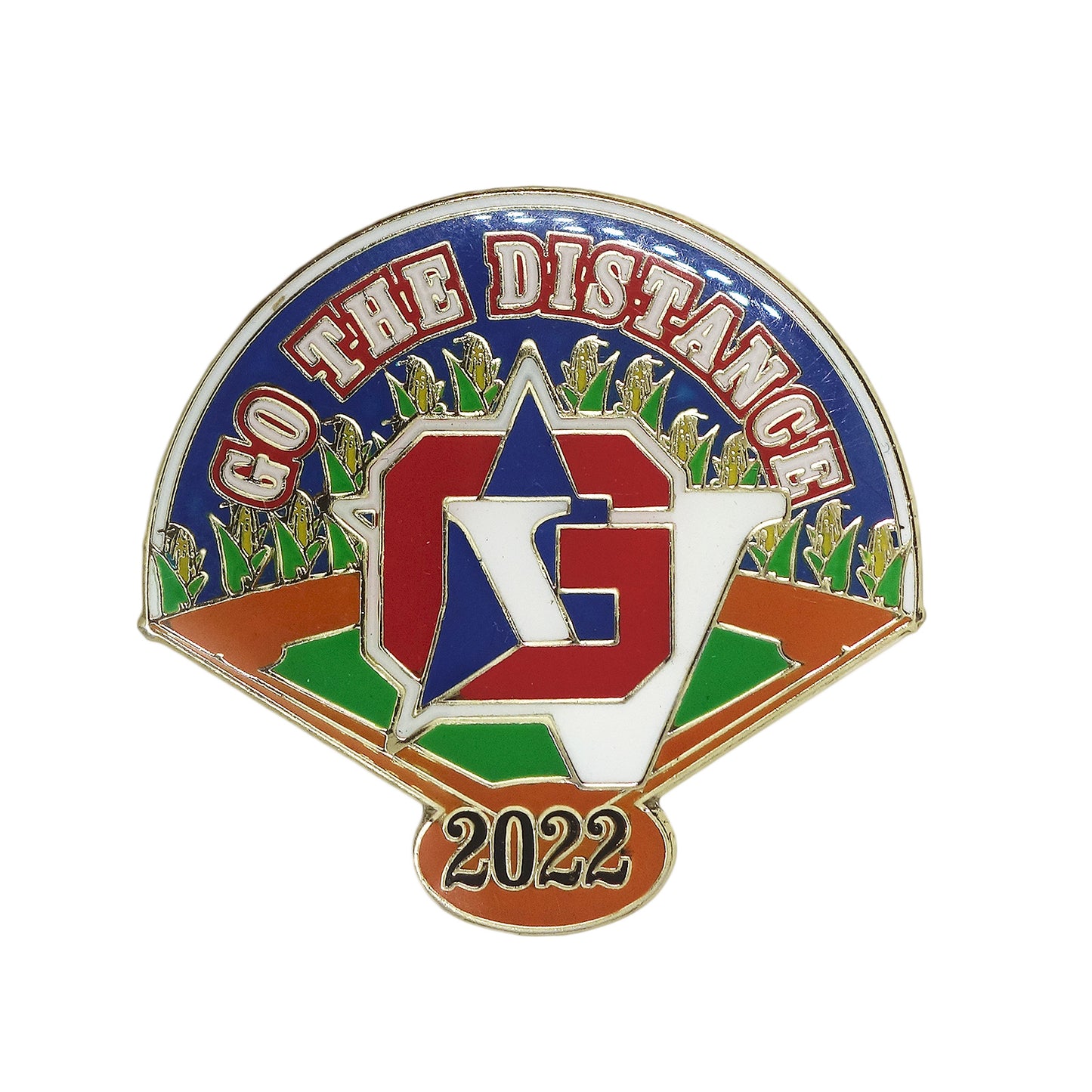 GO THE DISTANCE ピンズ 留め具付き