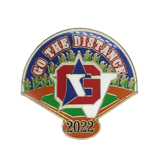 GO THE DISTANCE ピンズ 留め具付き