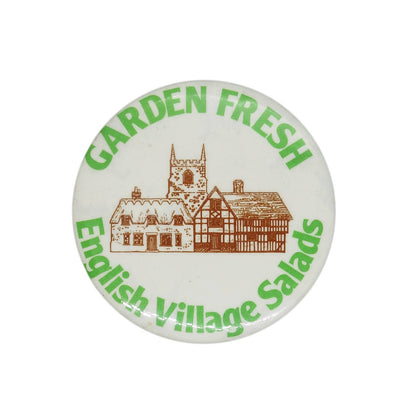 GARDEN FRESH 缶バッジ バッチ English Village Salads