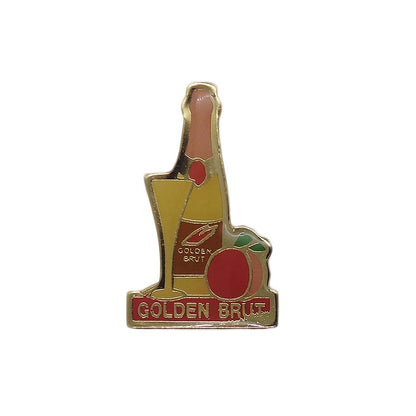 GOLDEN BRUT ピンズ お酒 留め具付き