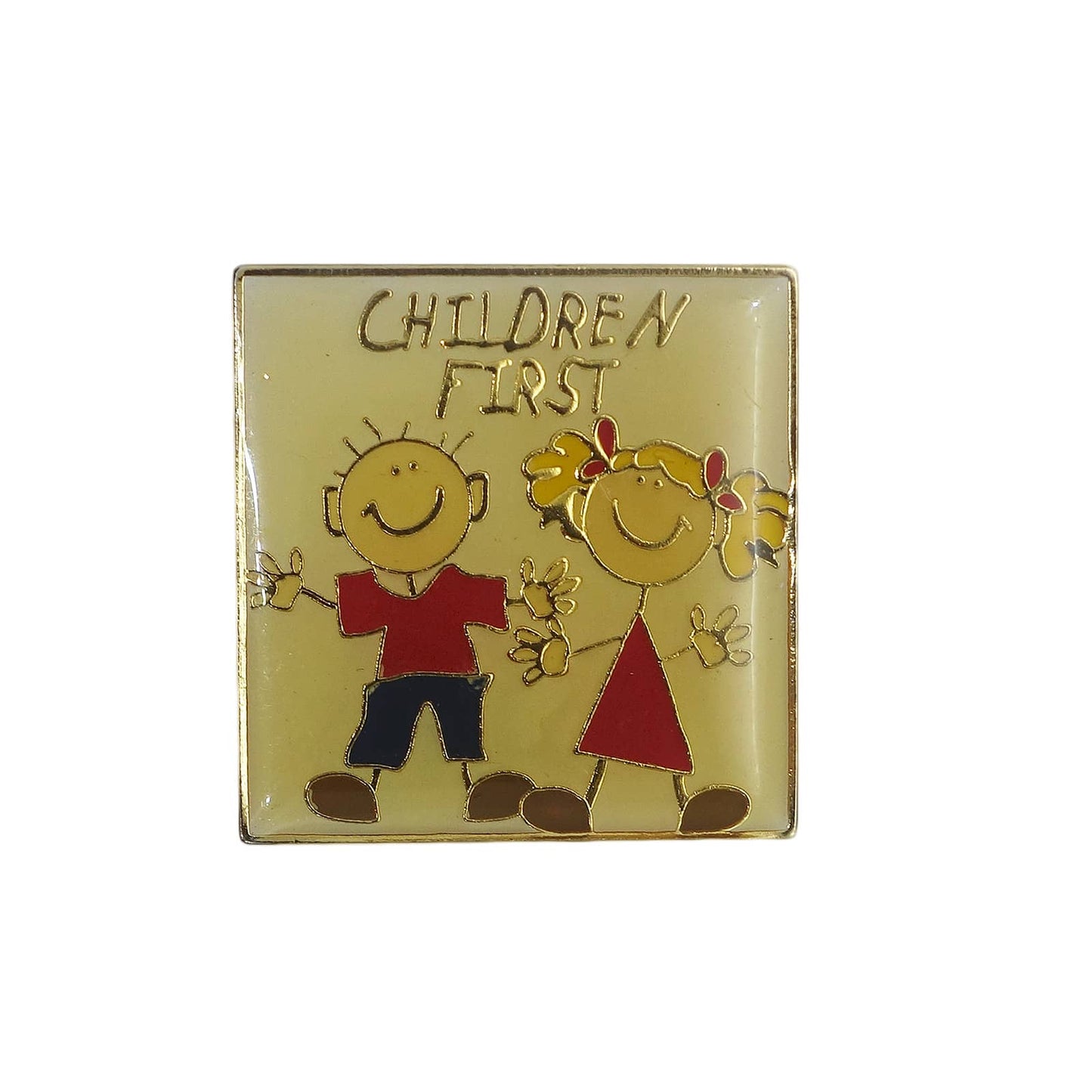 CHILDREN FIRST ピンズ チルドレンファースト 留め具付き