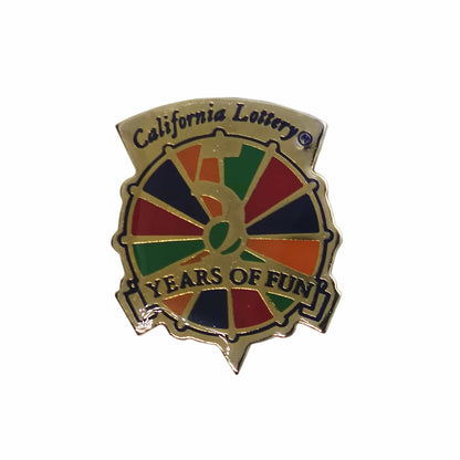 California Lottery ピンズ カリフォルニア州宝くじ 留め具付き