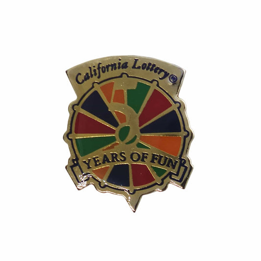 California Lottery ピンズ カリフォルニア州宝くじ 留め具付き