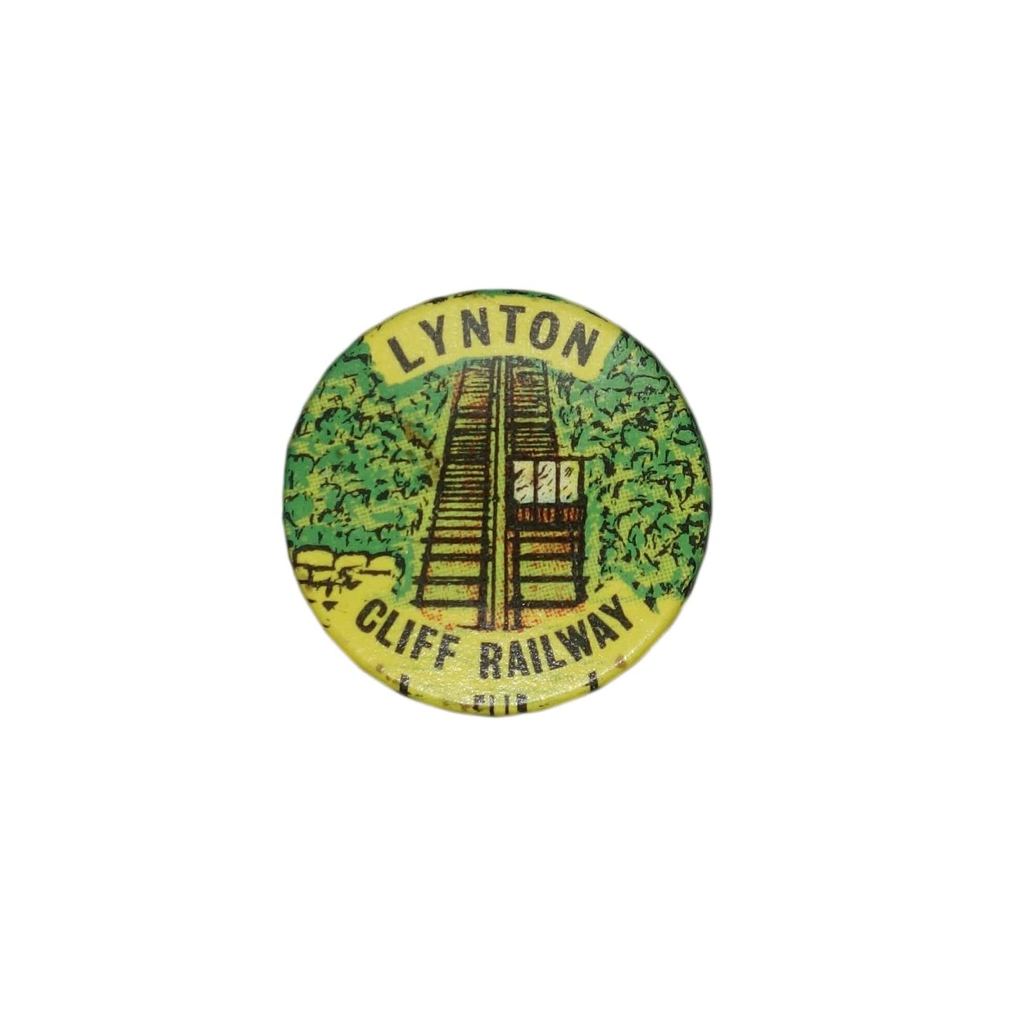 LYNTON CLIFF RAILWAY 缶バッジ バッチ