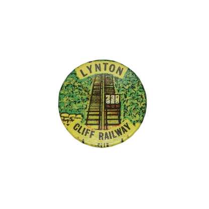 LYNTON CLIFF RAILWAY 缶バッジ バッチ
