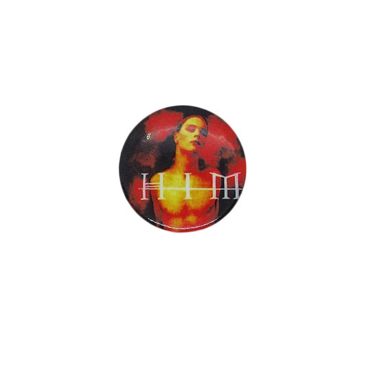 HIM ヒム 缶バッジ バッチ ゴシックメタルバンド