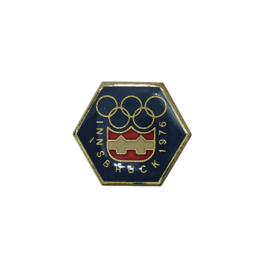 1976年 インスブルック 冬季オリンピック ピンバッジ ブローチ 五輪