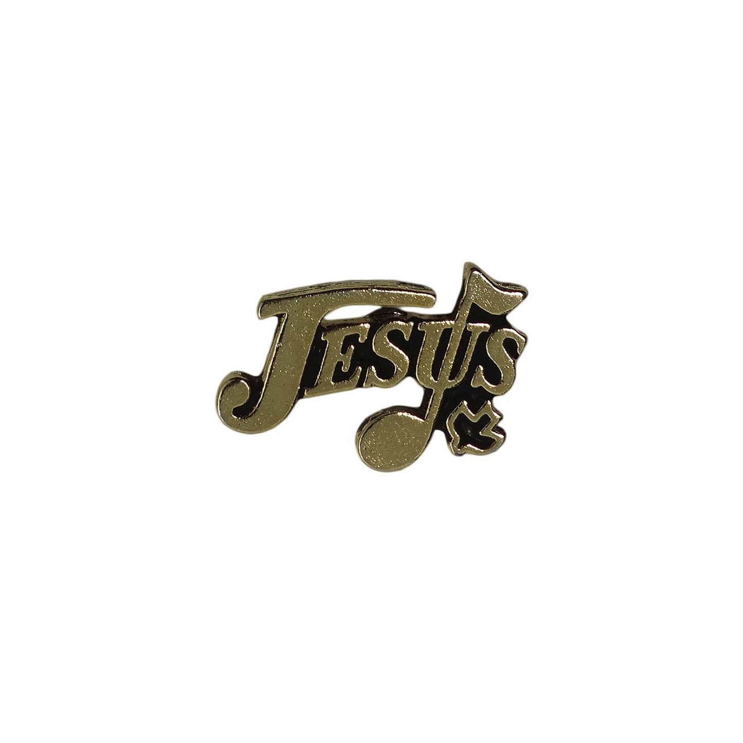 JESUS ピンズ 音符 鳩 留め具付き