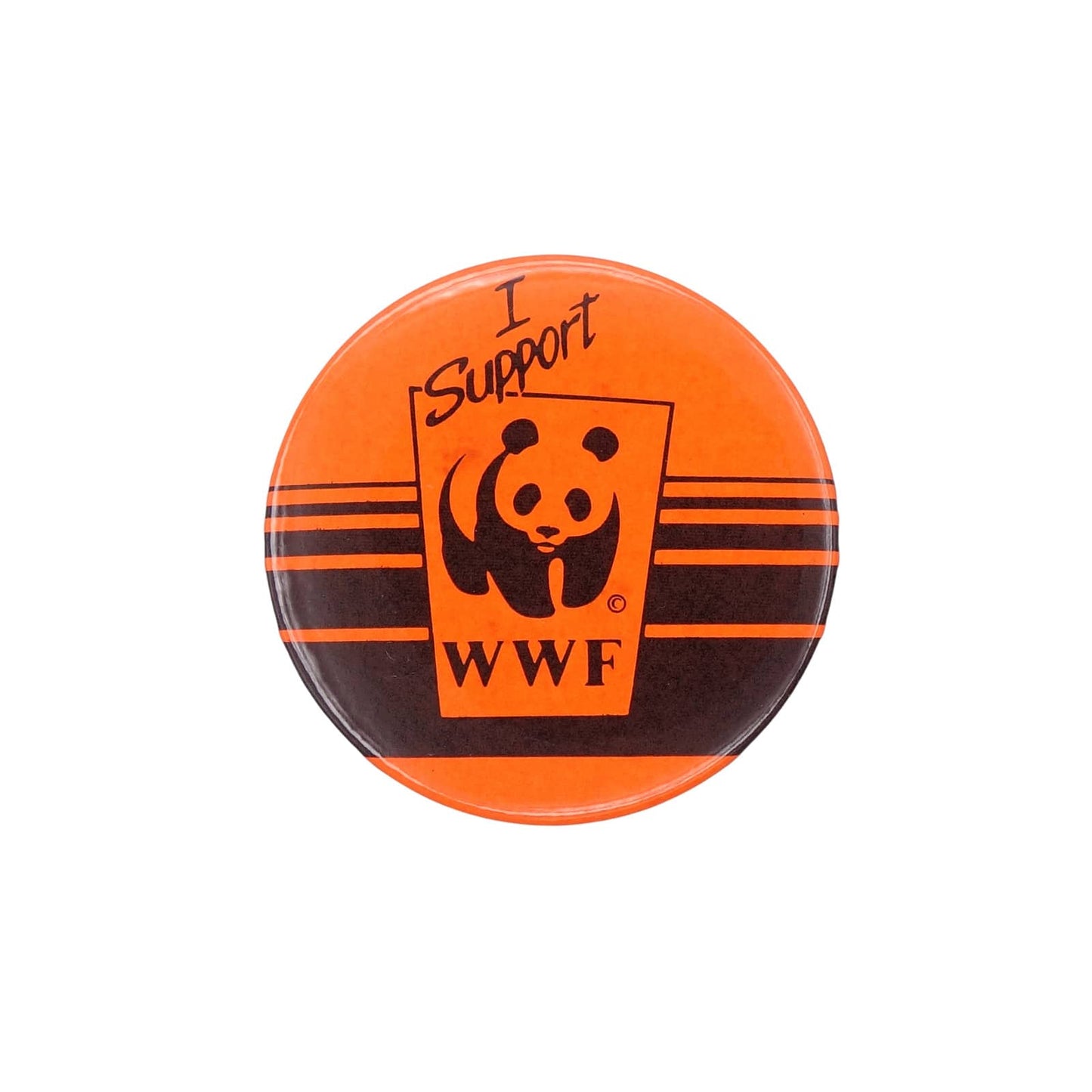 WWF 世界自然保護基金 パンダ ロゴ缶バッジ バッチ