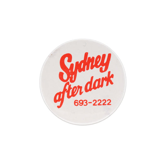 Sydney after dark 缶バッジ バッチ