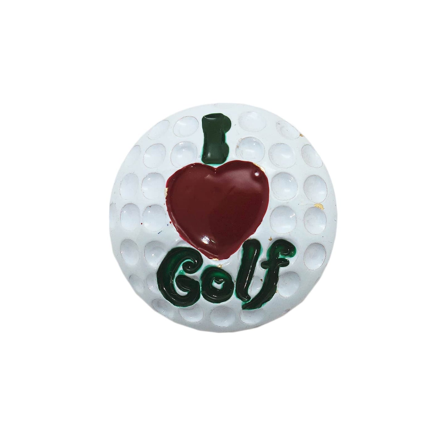 I LOVE GOLF ゴルフ ブローチ