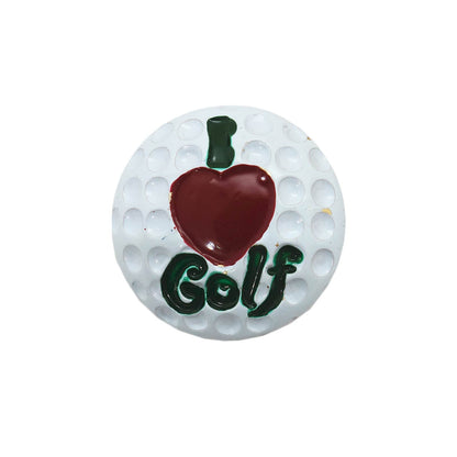 I LOVE GOLF ゴルフ ブローチ