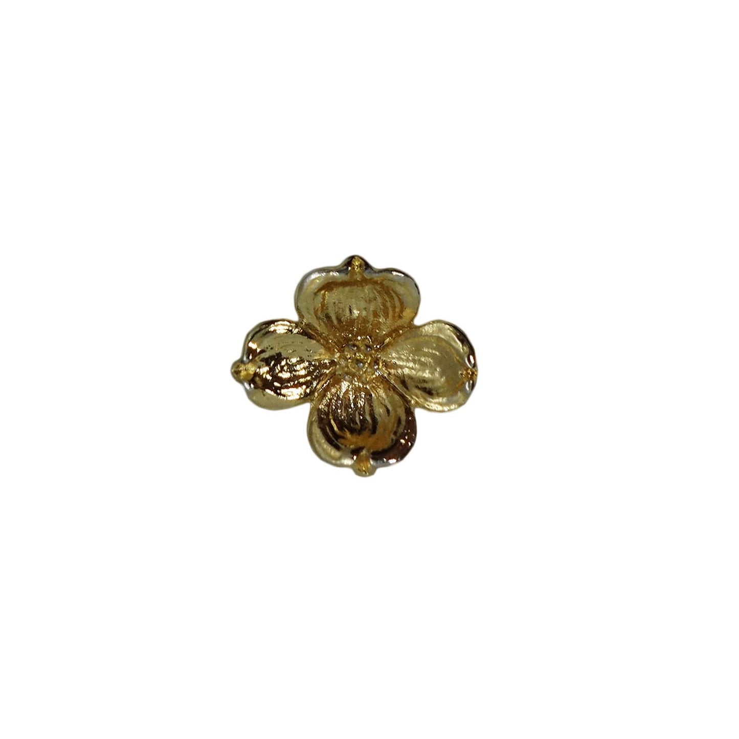 花 ピンズ 金色 フラワー 留め具付き
