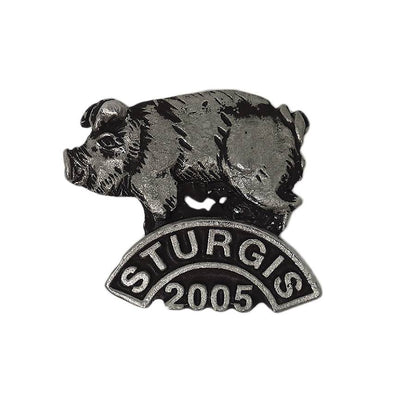 STURGIS 2005 バイカー ピンズ 豚 スタージス 留め具付き