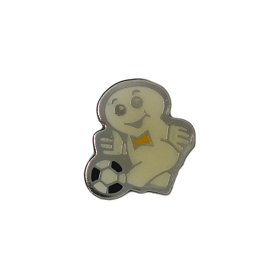 サッカー ピンズ 留め具付き