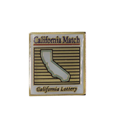 California Lottery ピンズ カリフォルニア州宝くじ 留め具付き