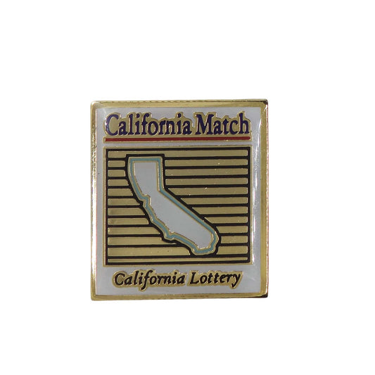 California Lottery ピンズ カリフォルニア州宝くじ 留め具付き