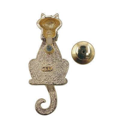 JJ 猫 ピンズ 動物 JONETTE JEWELRY