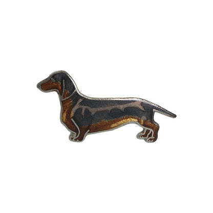 ダックスフント 犬 ピンズ 留め具付き MAFCO