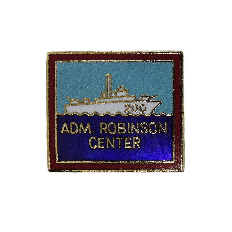 ADM. ROBINSON CENTER ピンバッチブローチ 船 戦艦