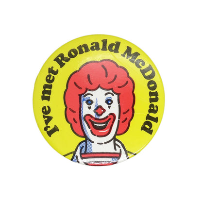 ロナルド マクドナルド 缶バッジ バッチ McDonald's レトロ ビンテージ