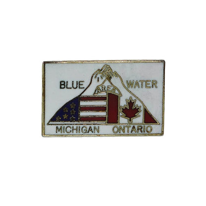 BLUE WATER AREA ピンバッチブローチ MICHIGAN ONTARIO
