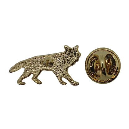狼 ピンズ 金色 動物
