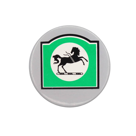 National Bank of New Zealand ブラックホース 缶バッジ バッチ