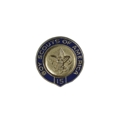 ボーイスカウト ピンズ BOY SCOUTS OF AMERICA 15 Years 留め具付き